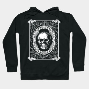 Gothic Victorian Framed Skull Hoodie